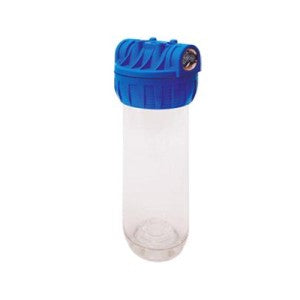 10'' Tekli Şeffaf Filtre Kabı (3/4'')